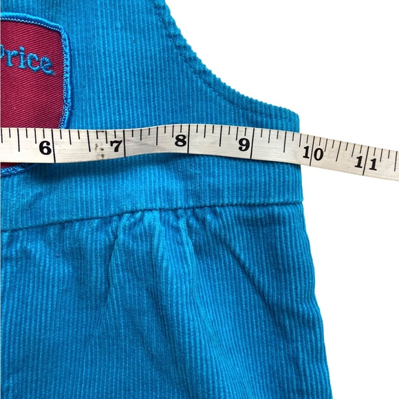 Vintage Fisher Price Overalls Baby Toddler Blue Corduroy - Picture 9 of 11